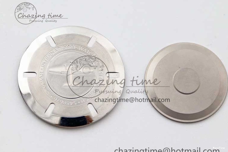 MIROTIME 0421 Vibrant Mark XVIII IW327001 SS M+F 1:1 Best Edition Black Dial on Black Leather Strap A 7055